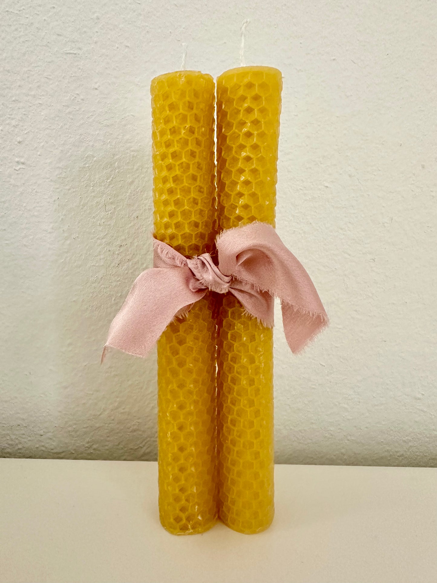 Beeswax taper candle (set of two)